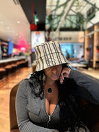 The Mercer Bucket Hat – Black, Tan & Grey